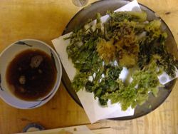 2山菜の天ぷら